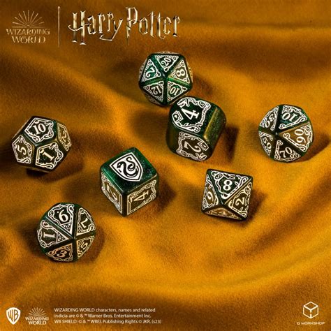 harry potter slytherin dice